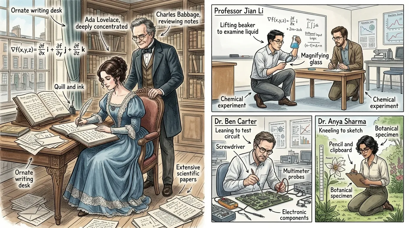埃达·洛芙莱斯(Ada Lovelace)的贡献超越了仅仅理解巴贝奇(Babbage)的设计;她预见了分析机(Analytical… 埃达·洛芙莱斯(Ada Lovelace)的贡献超越了仅仅理解巴贝奇(Babbage)的设计;她预见了分析机(Analytical…