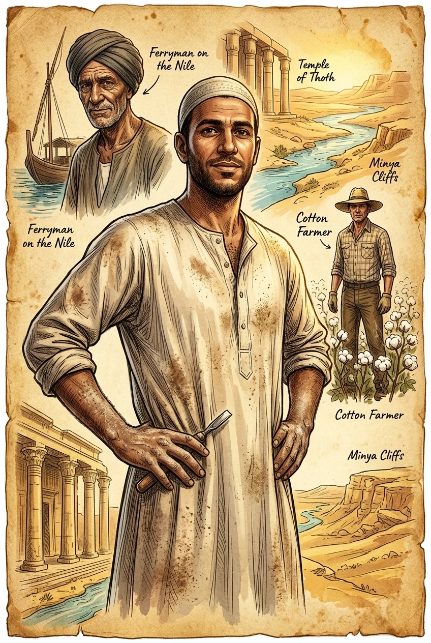 Minya, Egypt — 图书封面 — Wonder Travel
