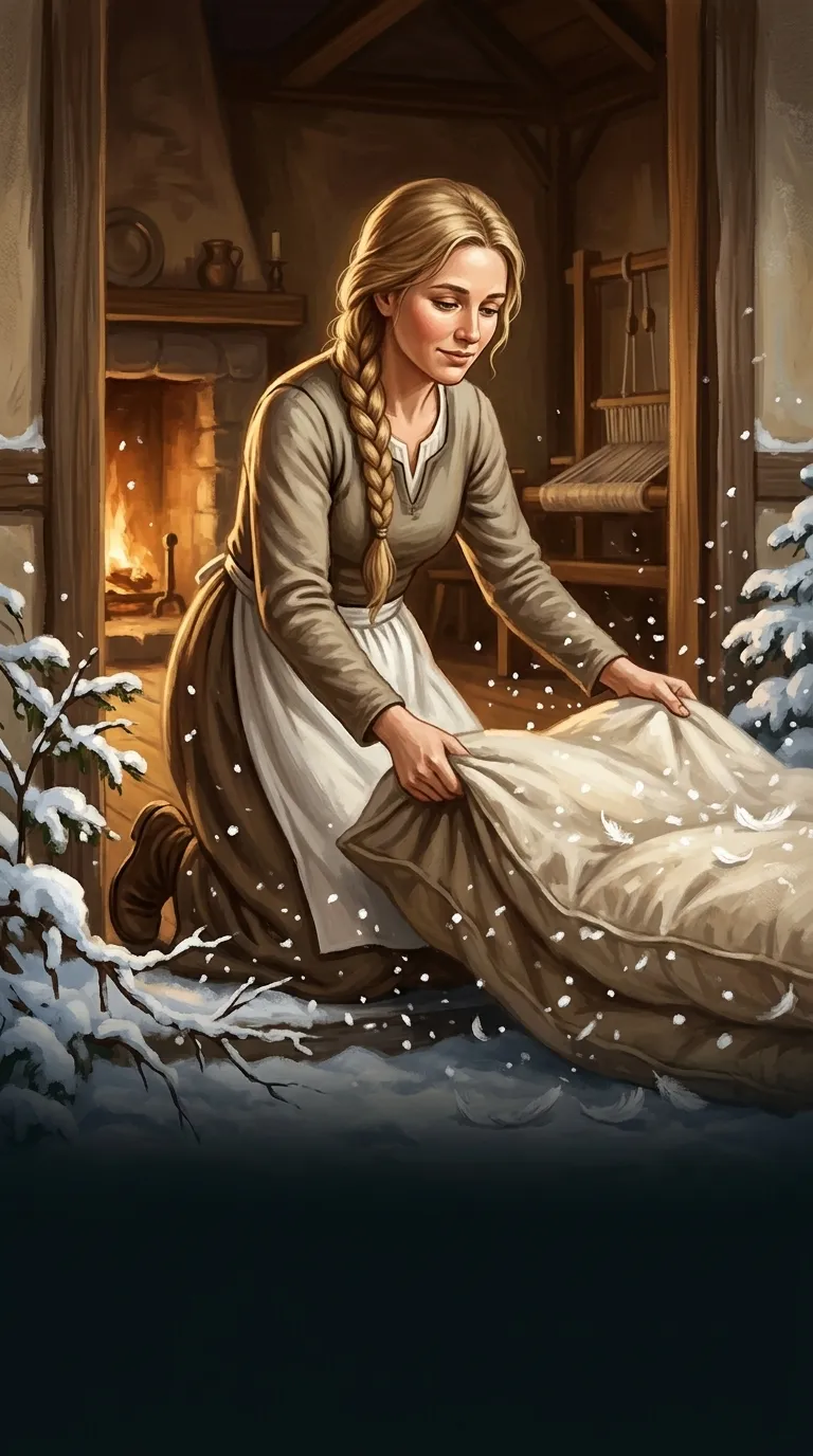 Mother Holle — 图书封面 — Wonder Tales
