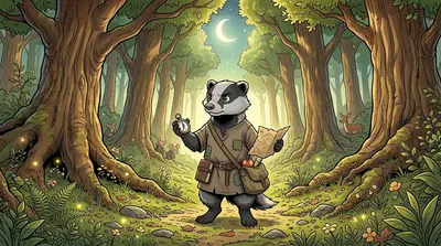 That night, under the cloak of a new moon, Barnaby made his decision. He gathered his meager belongings: a compass, a worn map, and a half-eaten apple. That night, under the cloak of a new moon, Barnaby made his decision. He gathered his meager belongings: a compass, a worn map, and a half-eaten apple.
