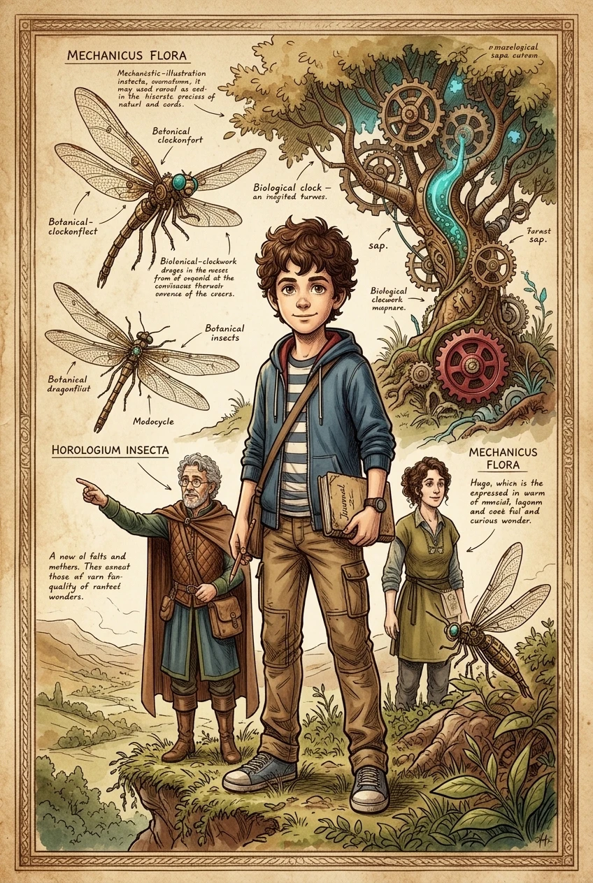Nature's Melody, a Clockwork Birth — 图书封面 — Wonder Science