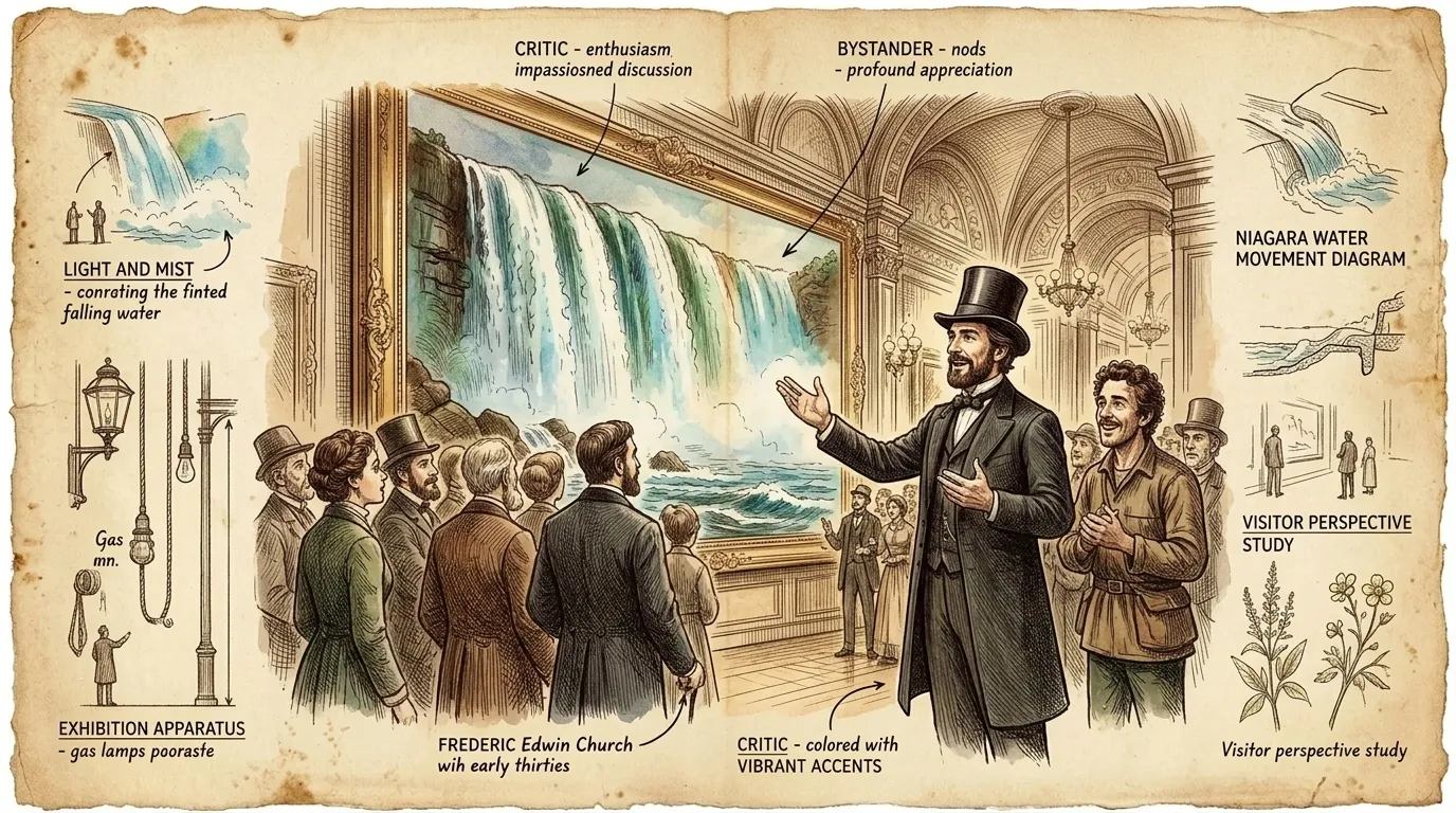 Niagara by Frederic Edwin Church (USA — 1857) — page 4 illustration — Wonder Arts Niagara by Frederic Edwin Church (USA — 1857) — page 4 illustration — Wonder Arts