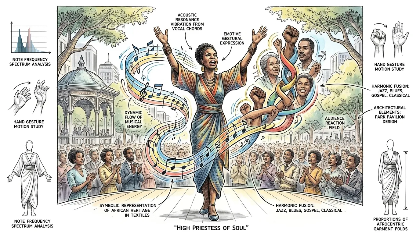 Nina Simone — page 10 illustration — Wonder People
