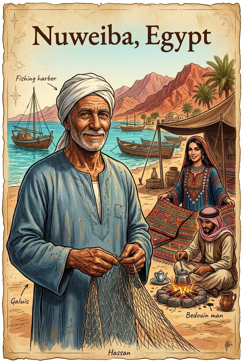 Nuweiba, Egypt — 图书封面 — Wonder Travel