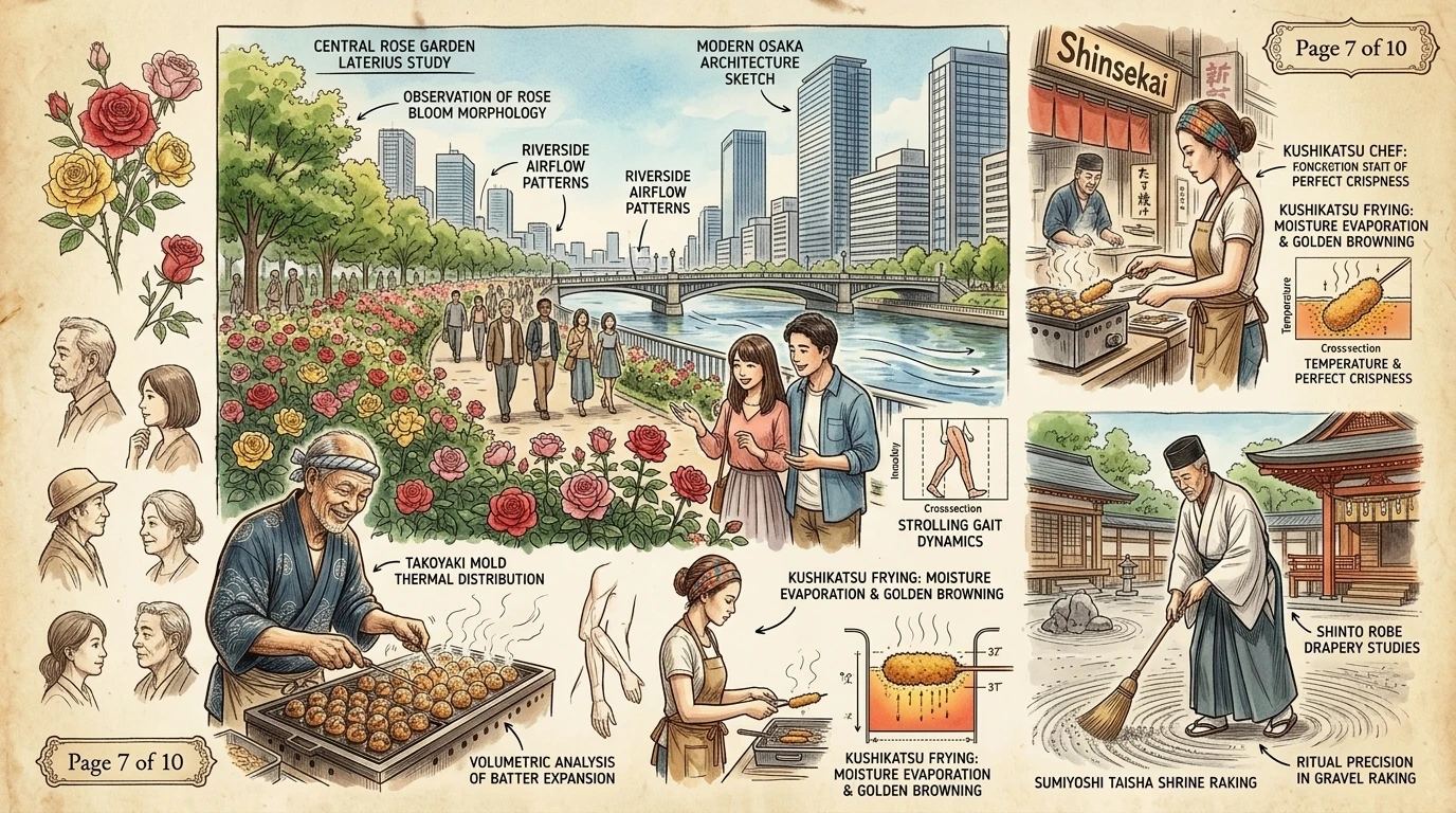 中之岛公园是大阪市中心一片宁静的绿洲,拥有美丽的玫瑰园和风景优美的河畔景色。人们漫步在小径上,享受着宁静的氛围以及自然与现代建筑的融合。 中之岛公园是大阪市中心一片宁静的绿洲,拥有美丽的玫瑰园和风景优美的河畔景色。人们漫步在小径上,享受着宁静的氛围以及自然与现代建筑的融合。