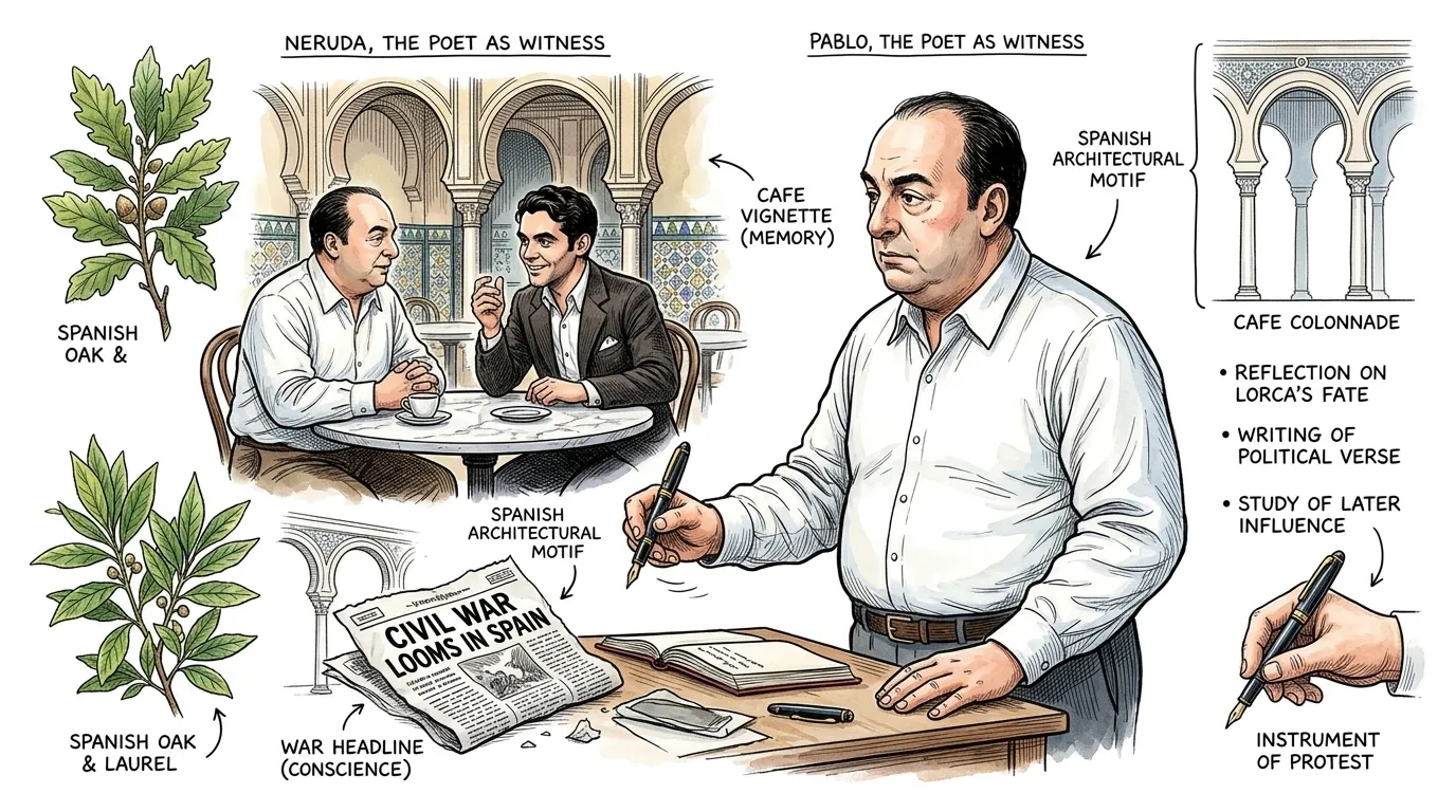 Pablo Neruda — page 4 illustration — Wonder People Pablo Neruda — page 4 illustration — Wonder People