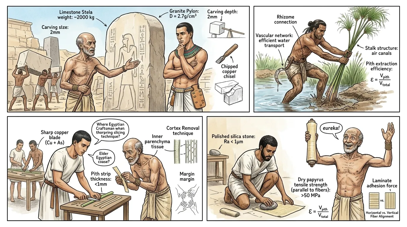 Avant l'adoption généralisée du papyrus, l'enregistrement des informations était une entreprise ardue. Les premières méthodes, comme la gravure sur pierre ou…