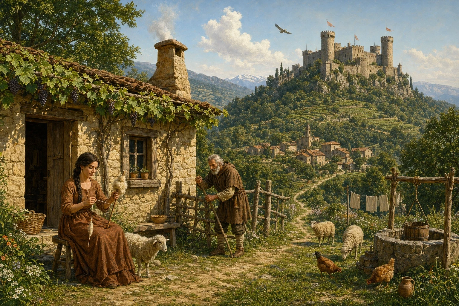 In the north of Italy, long ago, there was a rich, green country called Saluzzo, ruled by a young marquis named Walter. He was good to his people, though he… In the north of Italy, long ago, there was a rich, green country called Saluzzo, ruled by a young marquis named Walter. He was good to his people, though he…