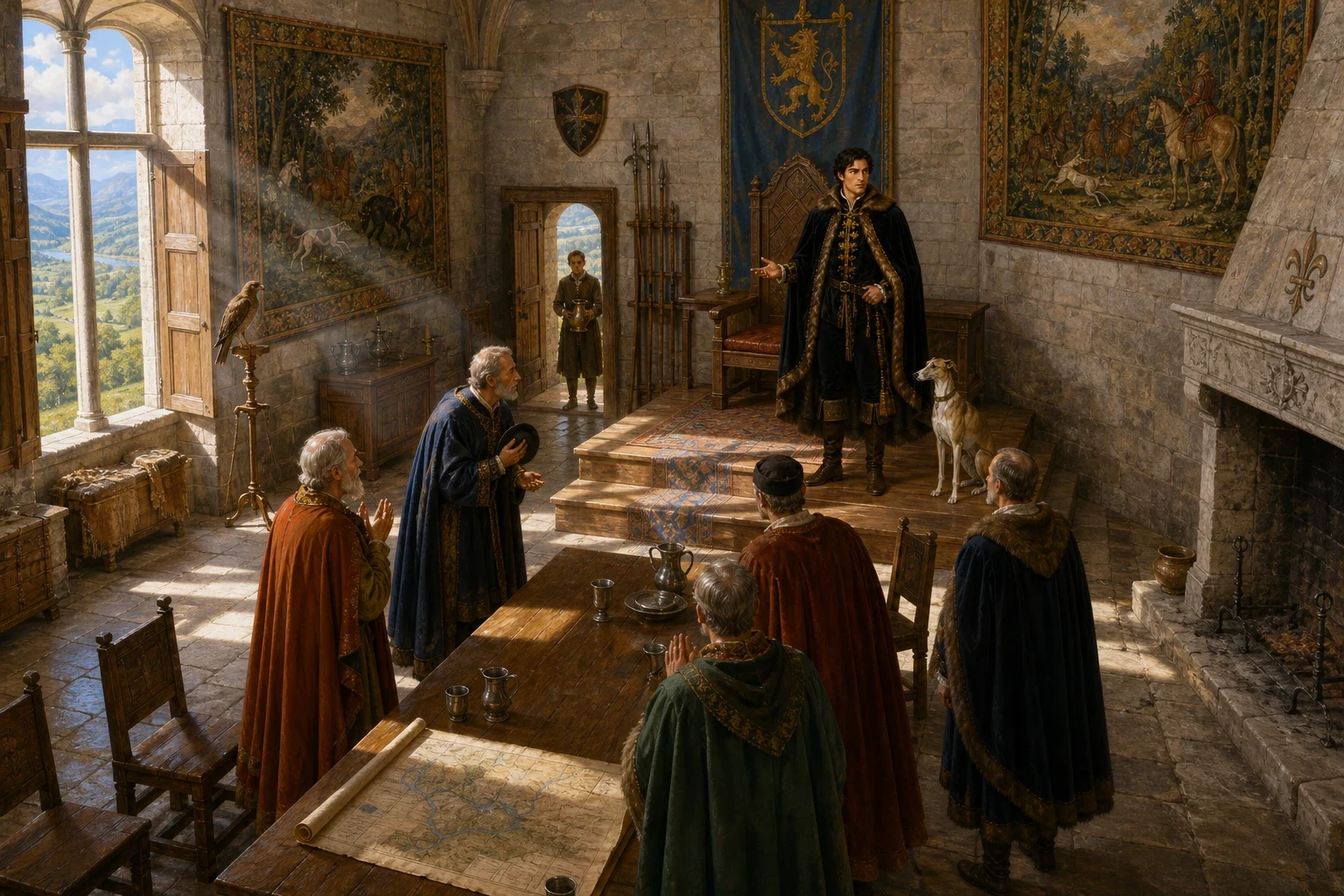 Walter's lords had grown anxious. He was still unmarried, and if anything happened to him, Saluzzo would be left without an heir. Walter's lords had grown anxious. He was still unmarried, and if anything happened to him, Saluzzo would be left without an heir.