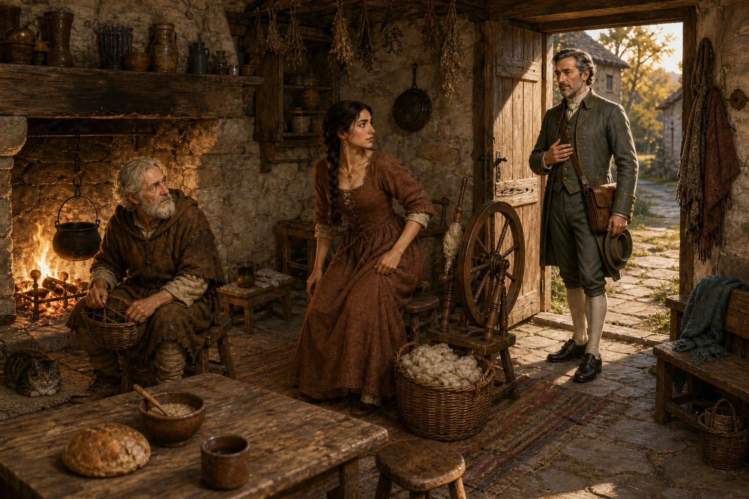 So Griselda walked back down the road alone, past the fields she had known as a girl, and found her father Giannucole still living in the same small cottage… So Griselda walked back down the road alone, past the fields she had known as a girl, and found her father Giannucole still living in the same small cottage…