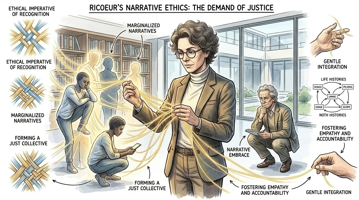 Dr. Reed emphasizes the ethical imperative of Ricoeur's philosophy, her voice gaining gravity. "Ricoeur's work profoundly impacts our understanding of ethics… Dr. Reed emphasizes the ethical imperative of Ricoeur's philosophy, her voice gaining gravity. "Ricoeur's work profoundly impacts our understanding of ethics…
