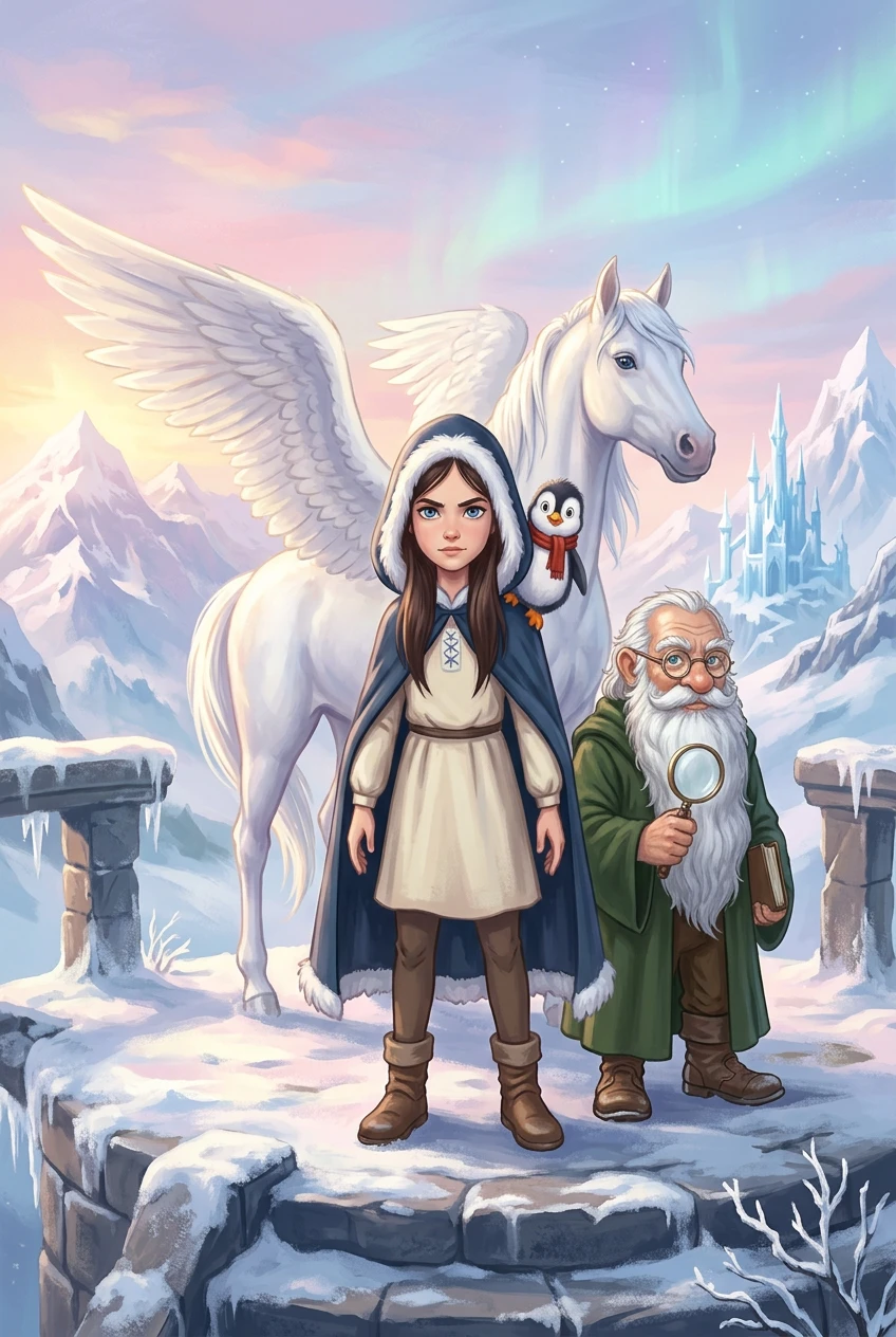 珀伽索斯与少年骑手 — 图书封面 — Wonder Books