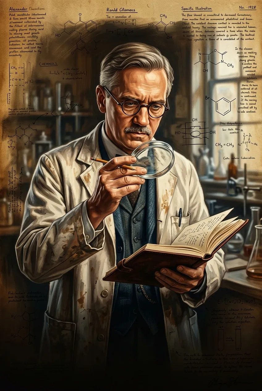 Penicillin Production — 책 표지 — Wonder Inventions