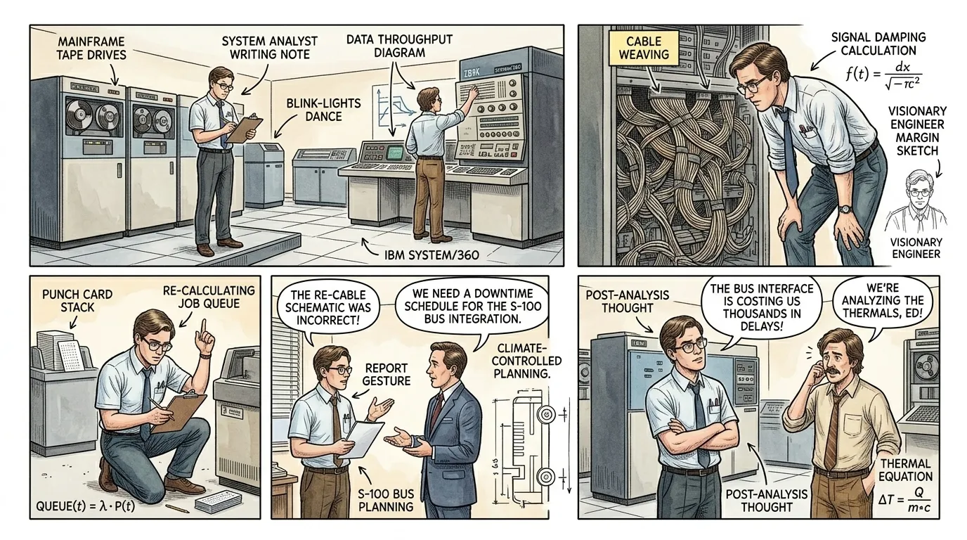 Au milieu du vingtième siècle, l'informatique était une entreprise industrielle. Les ordinateurs centraux, des machines colossales comme l'IBM System/360…