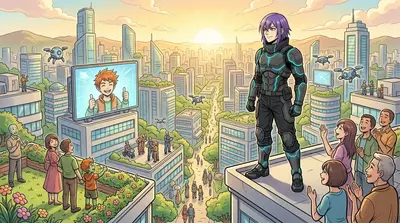 The sun climbed higher, casting its warmth upon the metropolis. Neo-Kyoto had been saved, and Phoenix had shown once again why they are the Phoenix.