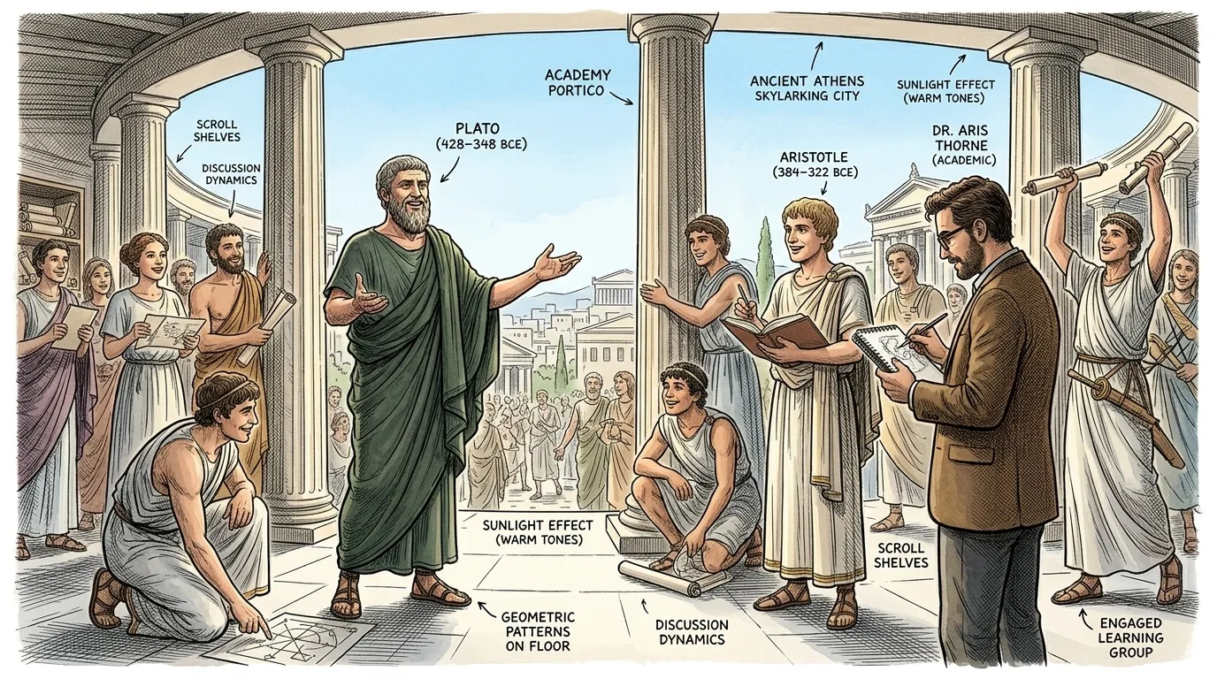 Amidst the bustling intellectual energy of ancient Athens, the revered philosopher Plato addressed a gathering of eager minds. Amidst the bustling intellectual energy of ancient Athens, the revered philosopher Plato addressed a gathering of eager minds.