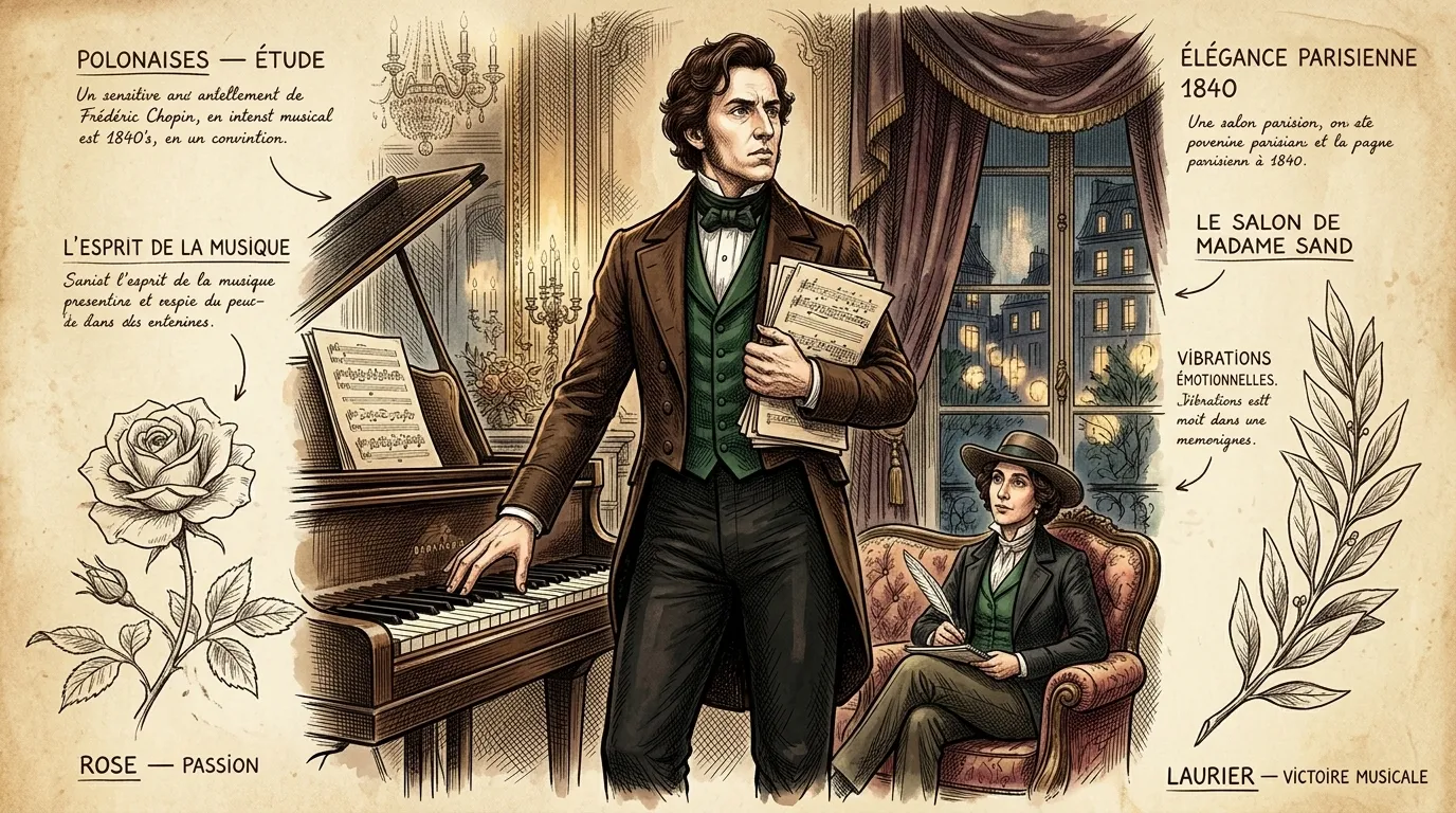 Polonaises by Frédéric Chopin (Paris, France — 1840s) — 图书封面 — Wonder Arts