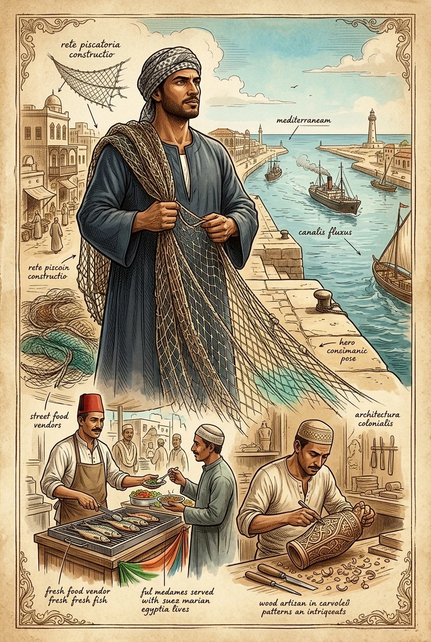 Port Said Egypt — 图书封面 — Wonder Travel