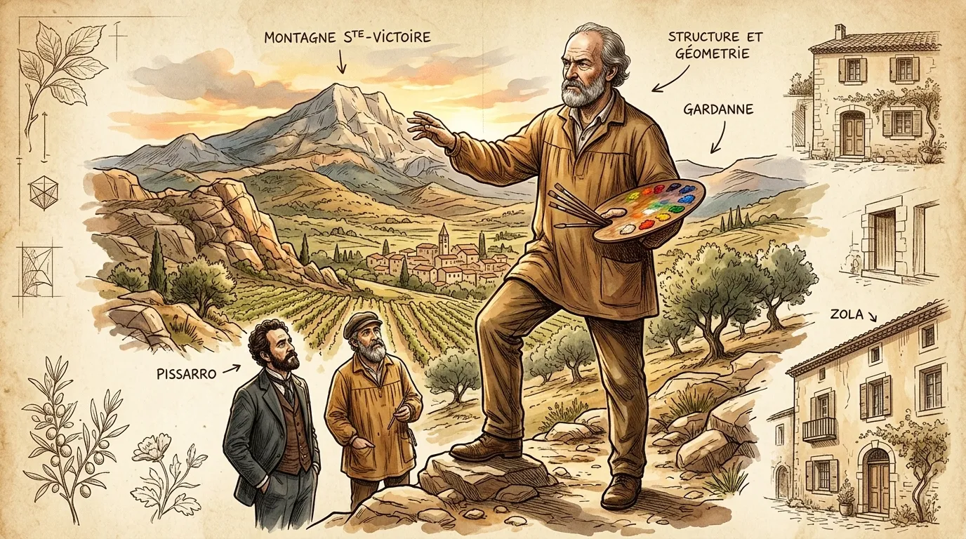 Post-Impressionism by Cézanne (France — c. 1886) — 图书封面 — Wonder Arts
