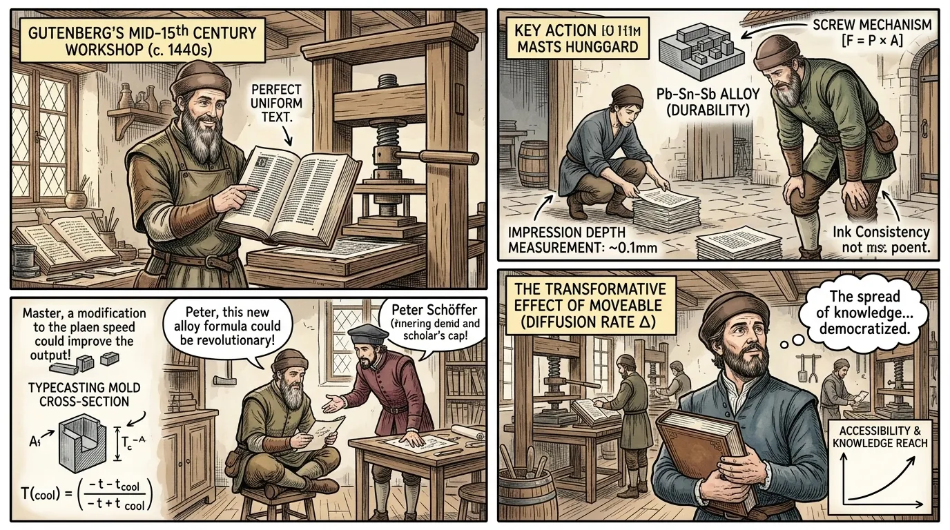 Avec sa presse à imprimer perfectionnée et son encre révolutionnaire à base d'huile, Johannes Gutenberg se lança dans son projet le plus ambitieux …