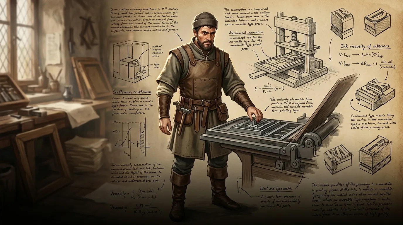Printing Press — غلاف الكتاب — Wonder Inventions