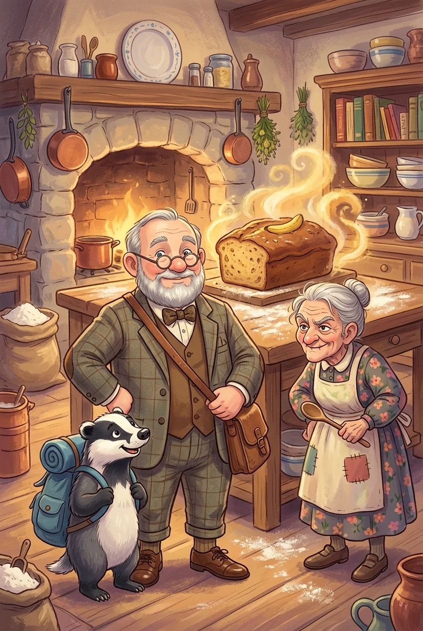 邦布尔教授的无底香蕉面包 — 图书封面 — Wonder Books