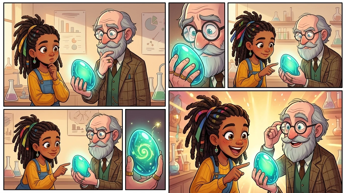 "Alter realities?" Imani tilted her head. "What does that even mean?" Professor Wobblebottom stroked his beard thoughtfully.