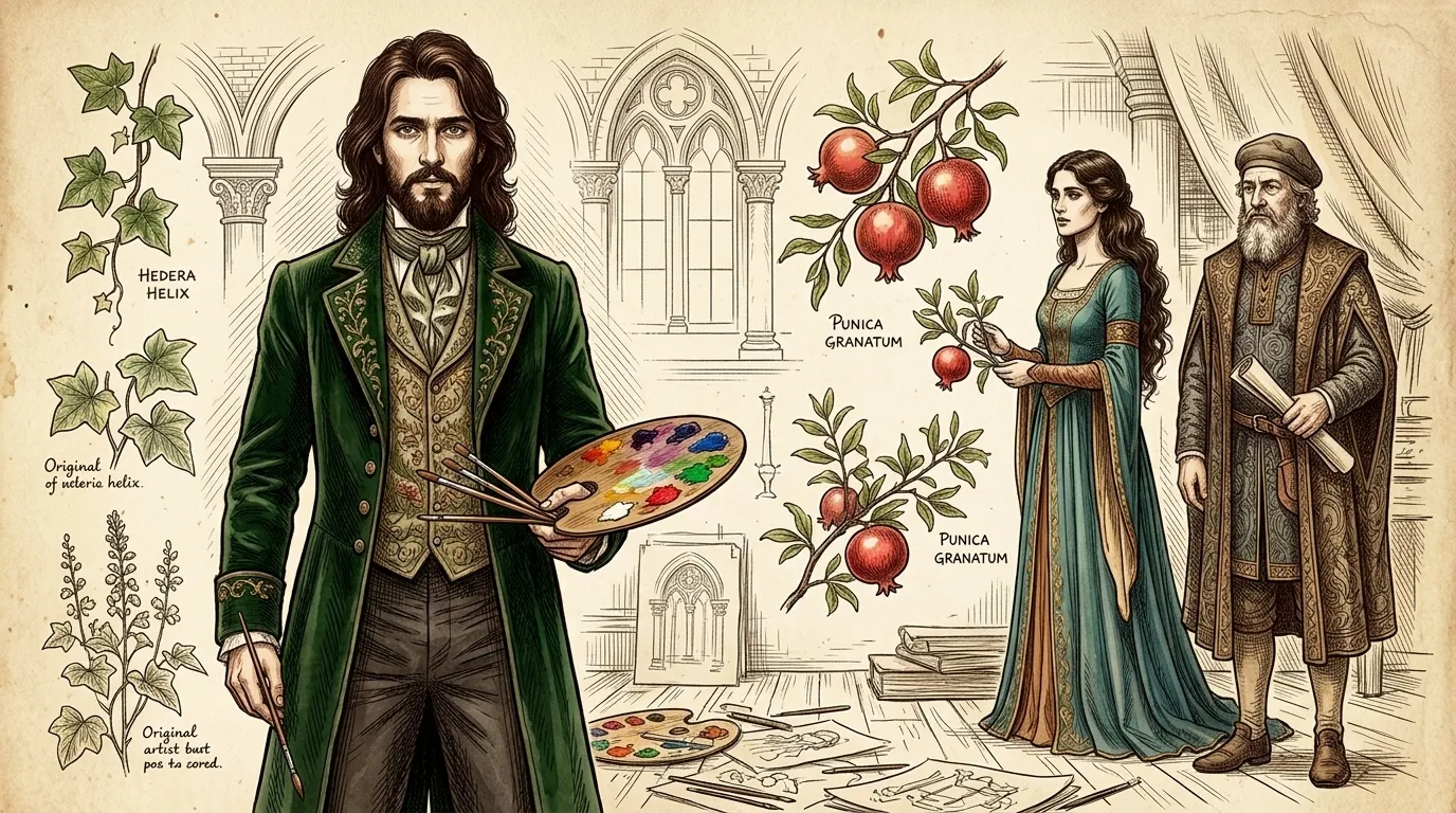 Proserpine by Dante Gabriel Rossetti (London, UK — 1874) — 图书封面 — Wonder Arts