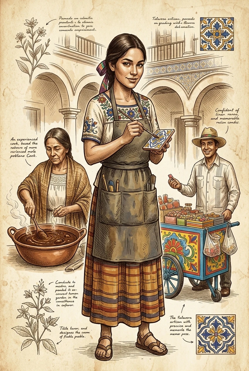 Puebla, Mexico — 图书封面 — Wonder Travel