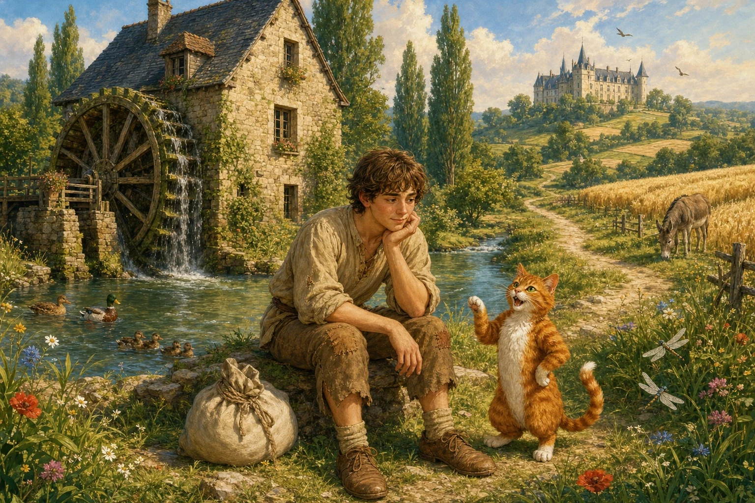 Puss in Boots — book cover — Wonder Tales Puss in Boots — book cover — Wonder Tales