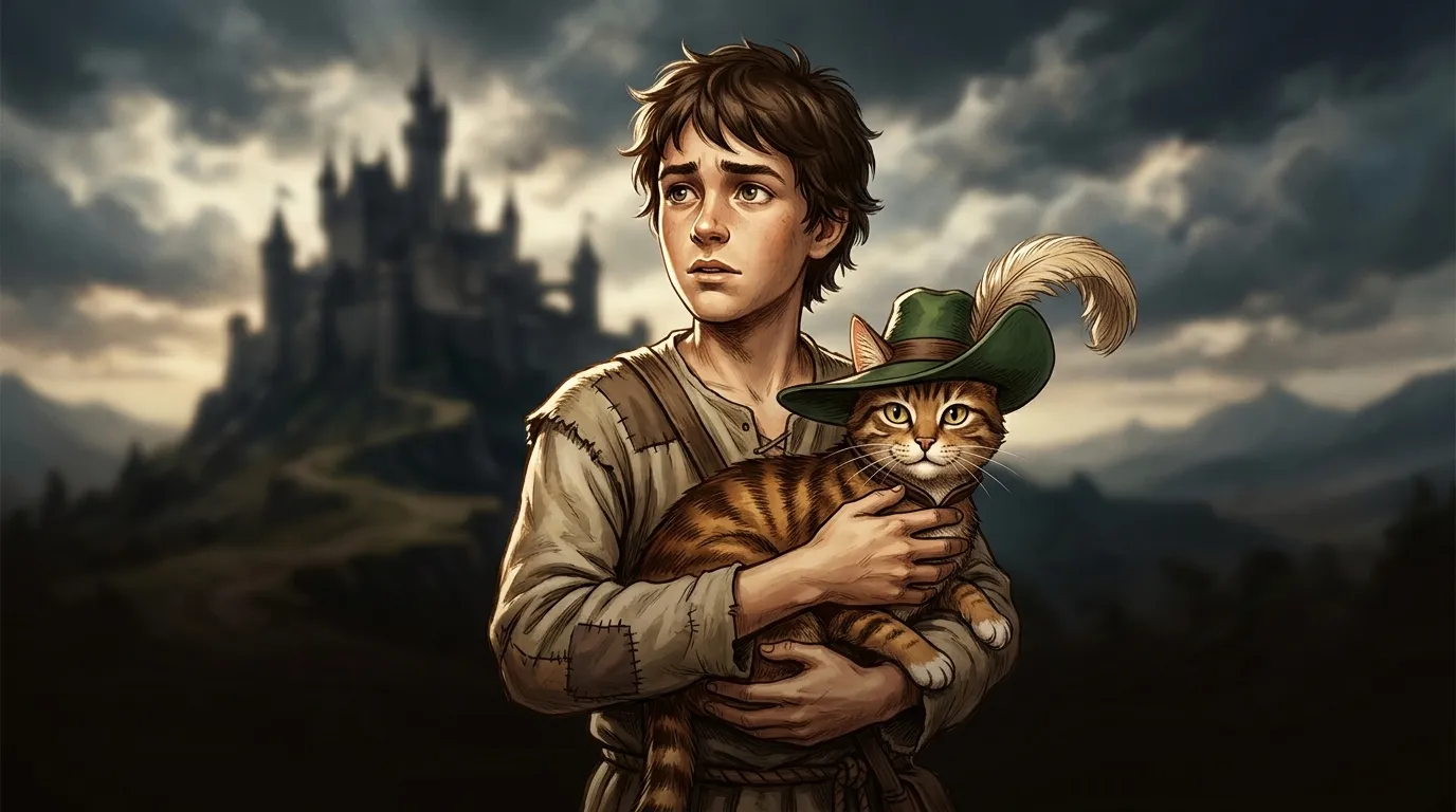 Puss in Boots — 图书封面 — Wonder Tales