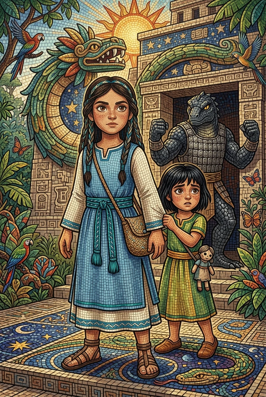 羽蛇神的礼物 — 图书封面 — Wonder Books