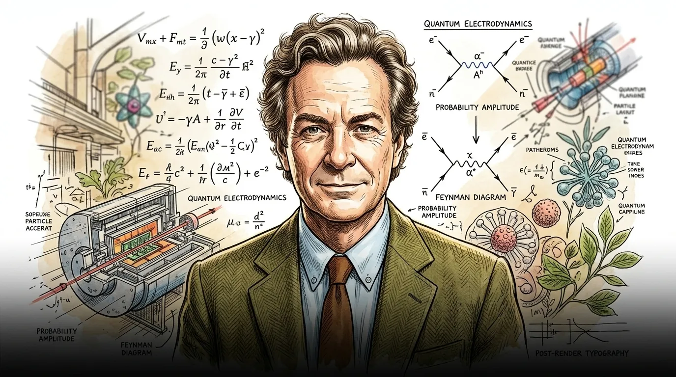 Richard Feynman — 图书封面 — Wonder Science