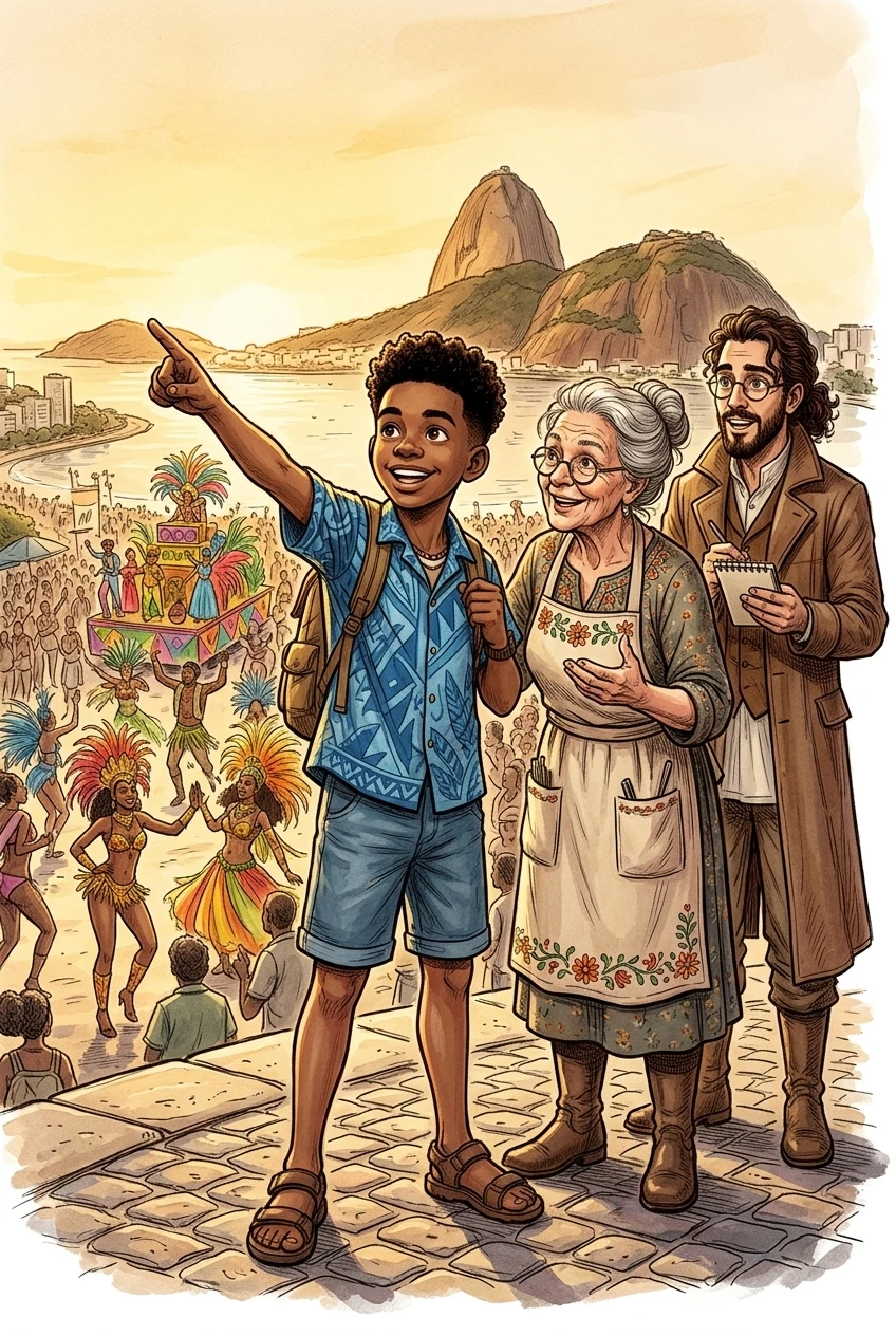 Rio Carnival, Brazil — 图书封面 — Wonder Travel