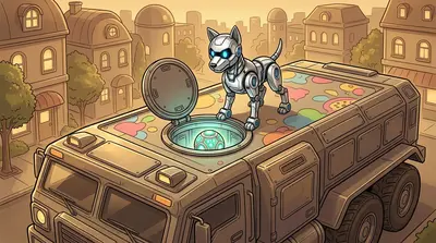 With a thunderous crash, Bolt landed on the vehicle's roof, tearing through the reinforced plating. Inside, the Quantum Core pulsed with raw energy, bathing the… With a thunderous crash, Bolt landed on the vehicle's roof, tearing through the reinforced plating. Inside, the Quantum Core pulsed with raw energy, bathing the…
