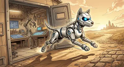 With newfound resolve, Bolt 2.0 burst from the workshop, ready to face the future. He raced towards the horizon, a mechanical guardian reborn. With newfound resolve, Bolt 2.0 burst from the workshop, ready to face the future. He raced towards the horizon, a mechanical guardian reborn.