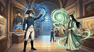 General Moreau scoffed. "Ignorance? I bring order! Discipline!" He raised his hand, unleashing another wave of energy. Kai calmly unrolled his scroll. General Moreau scoffed. "Ignorance? I bring order! Discipline!" He raised his hand, unleashing another wave of energy. Kai calmly unrolled his scroll.
