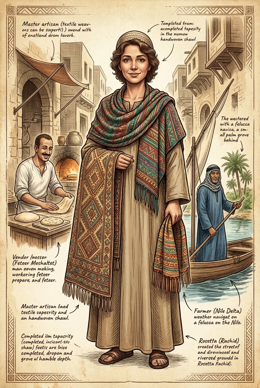 Rosetta (Rashid), Egypt — 图书封面 — Wonder Travel