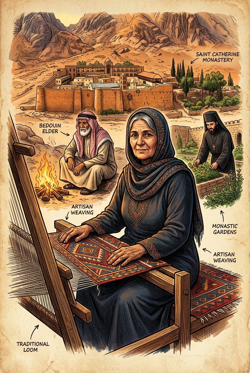 Saint Catherine, Egypt — 图书封面 — Wonder Travel