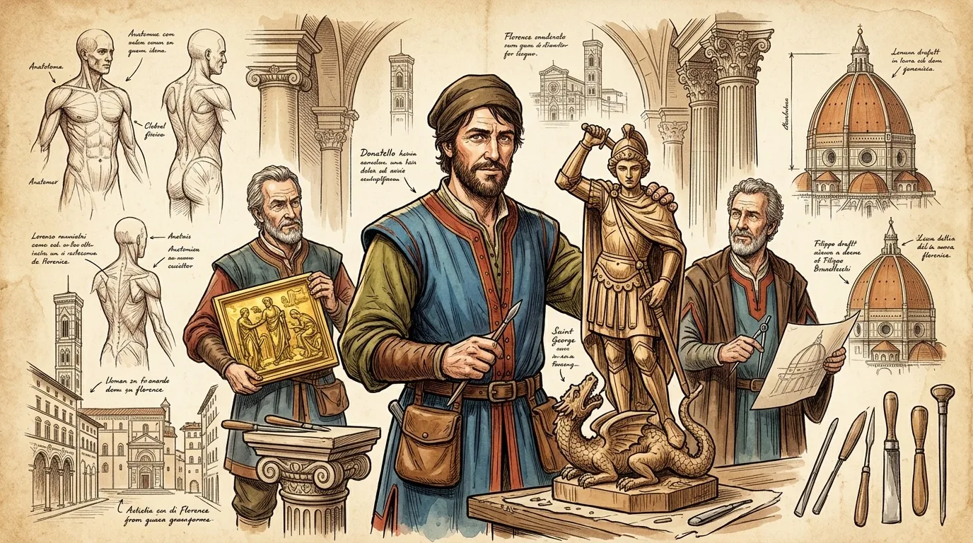 Saint George by Donatello (Florence, Italy — 1417) — 图书封面 — Wonder Arts