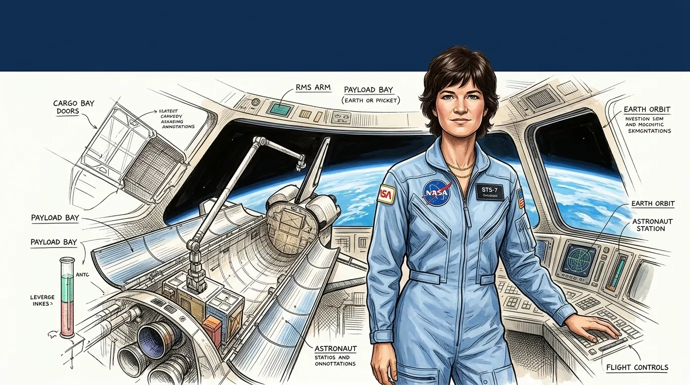 Sally Ride — غلاف الكتاب — Wonder Science