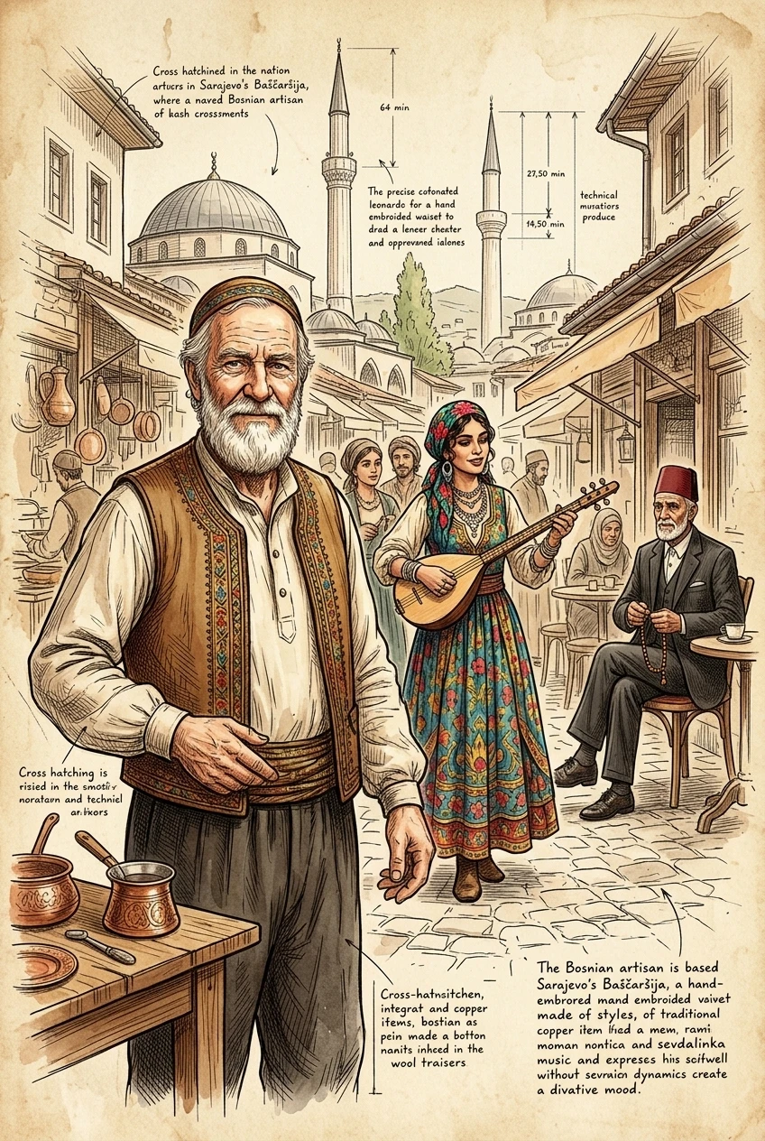 Sarajevo, Bosnia and Herzegovina — 图书封面 — Wonder Travel