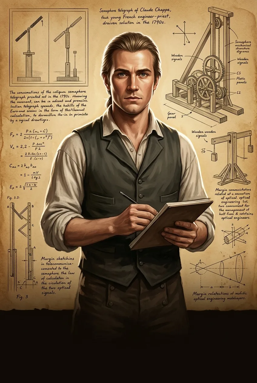 Semaphore Telegraph — غلاف الكتاب — Wonder Inventions