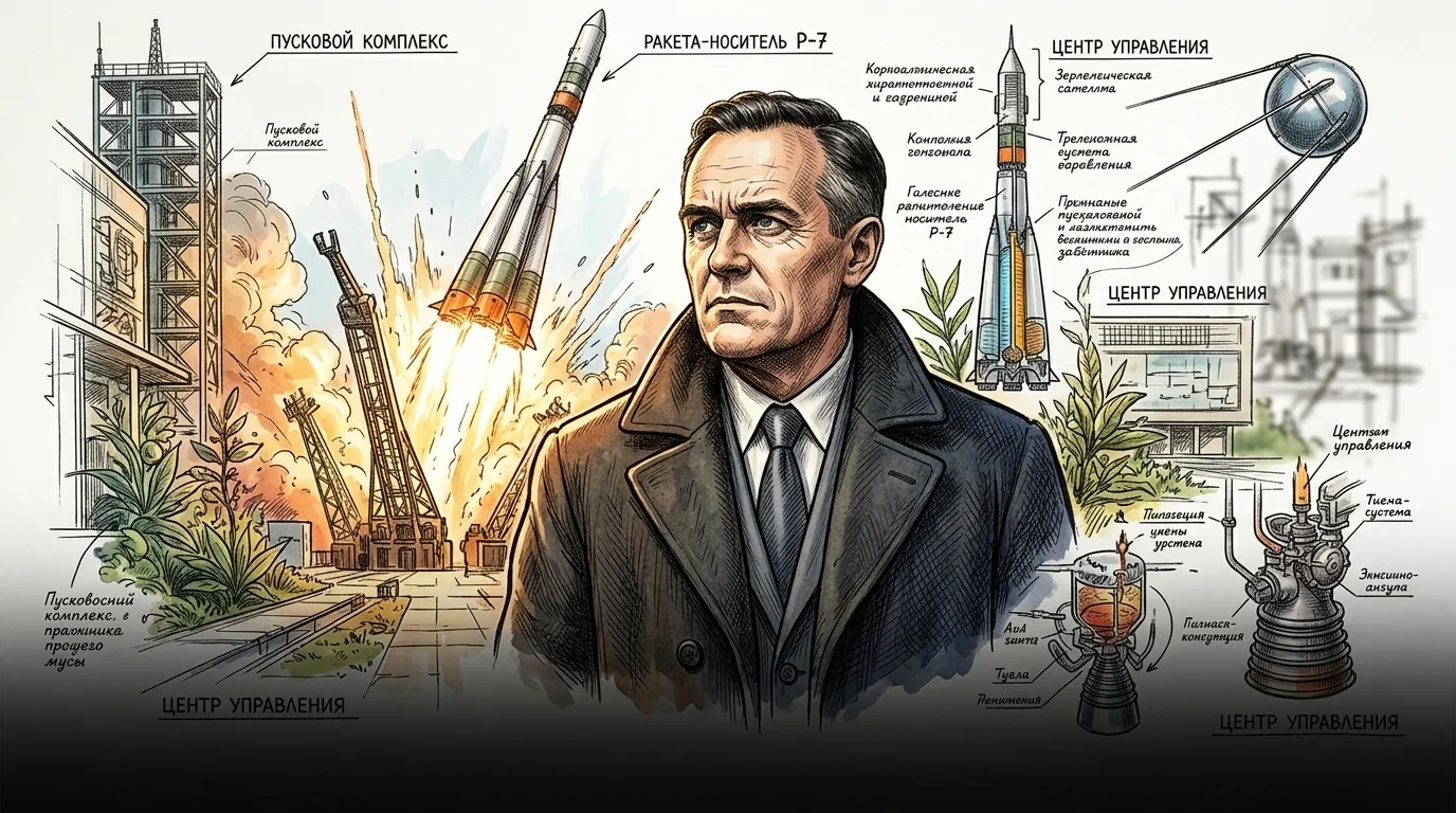 Sergei Korolev — 책 표지 — Wonder Science