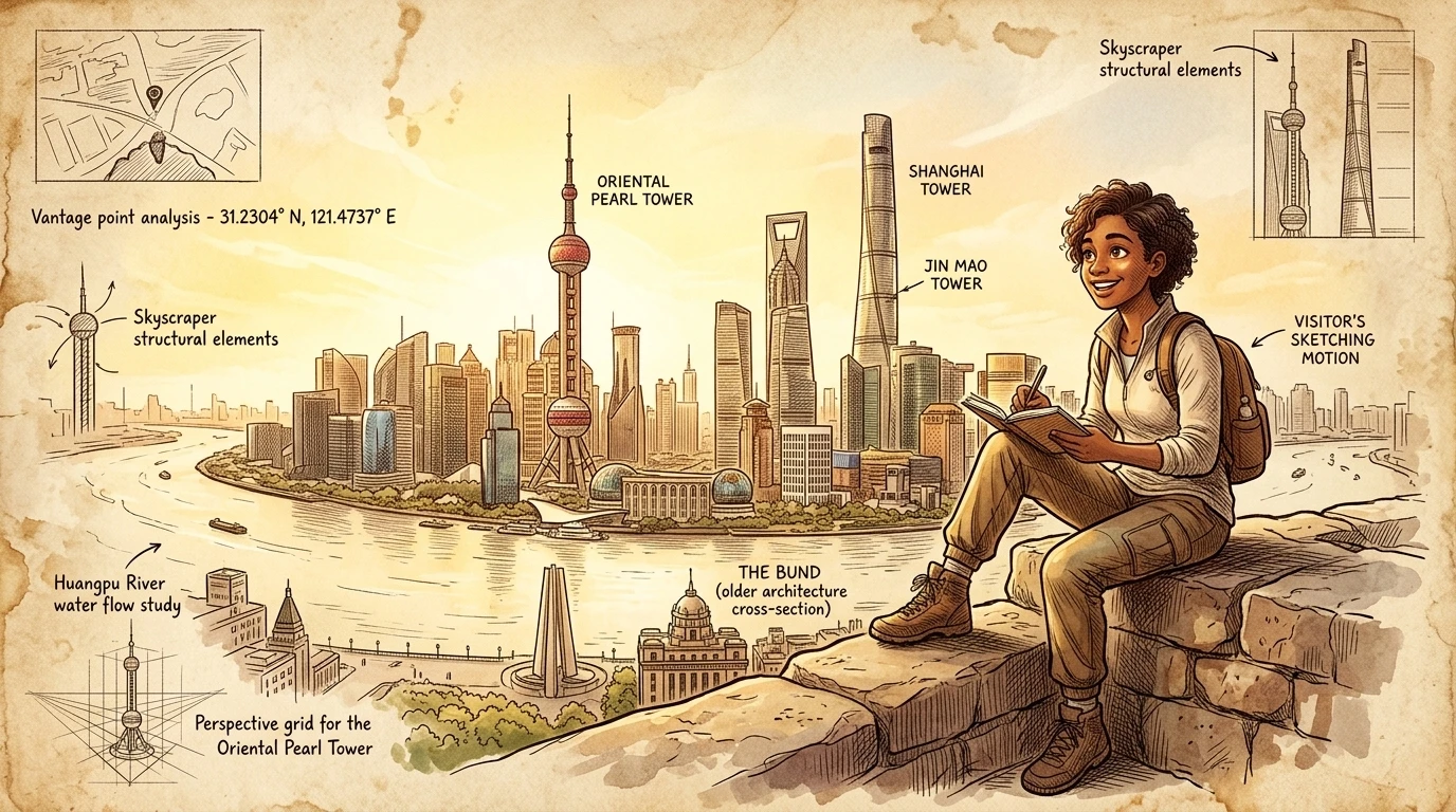 上海,这座位于中国中部海岸的活力都市,人口超过两千七百万。城市标志性的浦东天际线,由其高耸入云的摩天大楼勾勒而成,象征着中国的经济实力和全球影响力。 上海,这座位于中国中部海岸的活力都市,人口超过两千七百万。城市标志性的浦东天际线,由其高耸入云的摩天大楼勾勒而成,象征着中国的经济实力和全球影响力。
