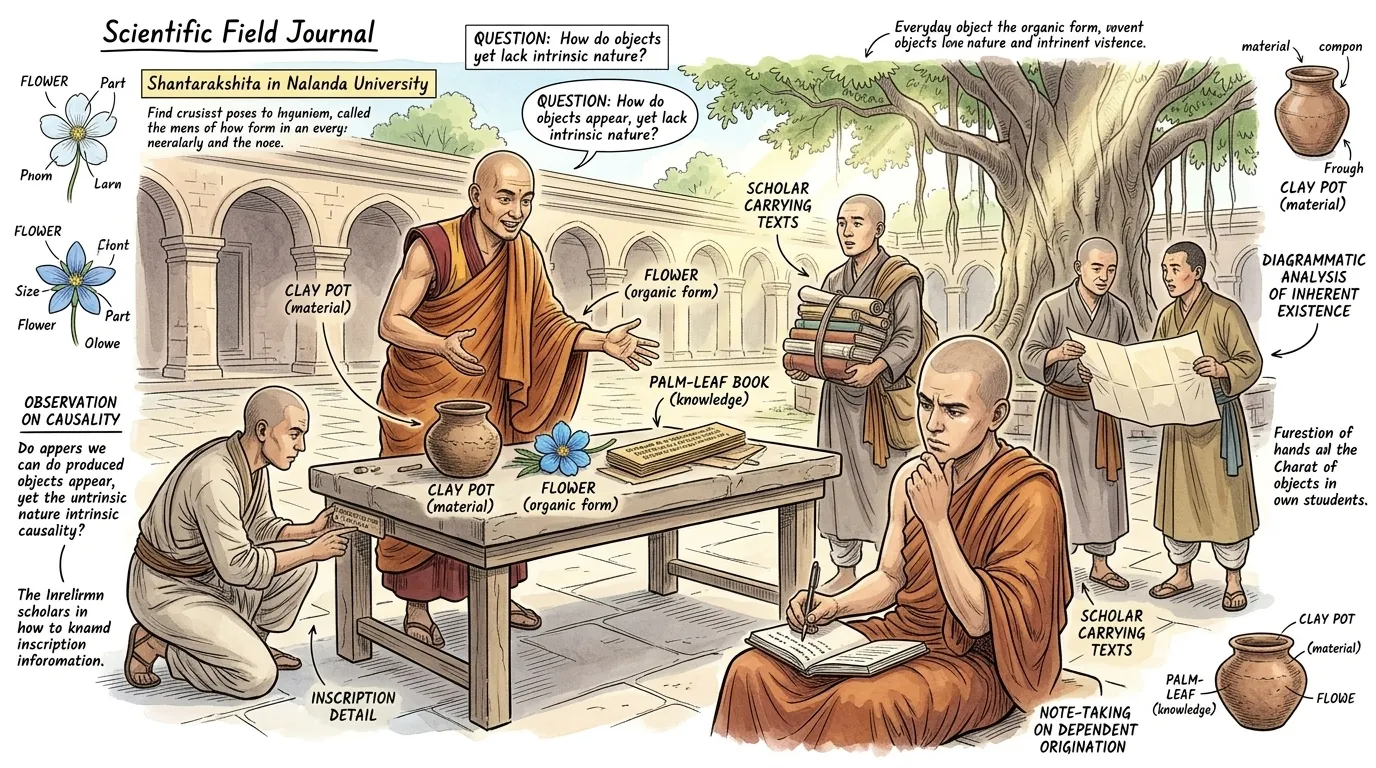 要理解寂护的综合思想,我们必须首先掌握其组成部分。中观派,或称“中道”学派,主张一切现象都缺乏固有存在。这意味着没有任何事物拥有独立、不变的本质。 要理解寂护的综合思想,我们必须首先掌握其组成部分。中观派,或称“中道”学派,主张一切现象都缺乏固有存在。这意味着没有任何事物拥有独立、不变的本质。