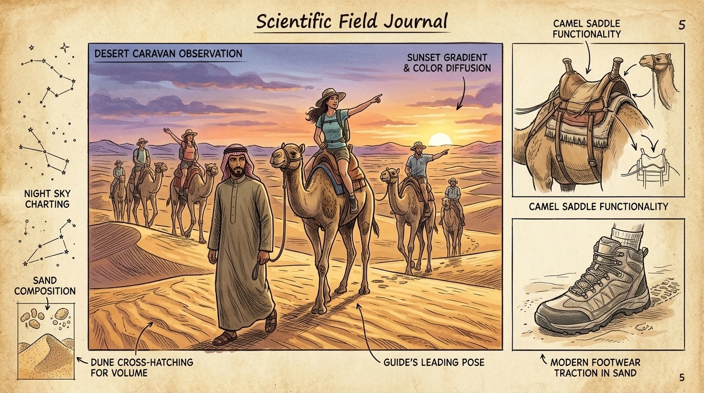 Desert safaris offer a taste of Bedouin culture and the rugged beauty of the Sinai Desert. Visitors ride camels across the sandy dunes, experiencing the… Desert safaris offer a taste of Bedouin culture and the rugged beauty of the Sinai Desert. Visitors ride camels across the sandy dunes, experiencing the…
