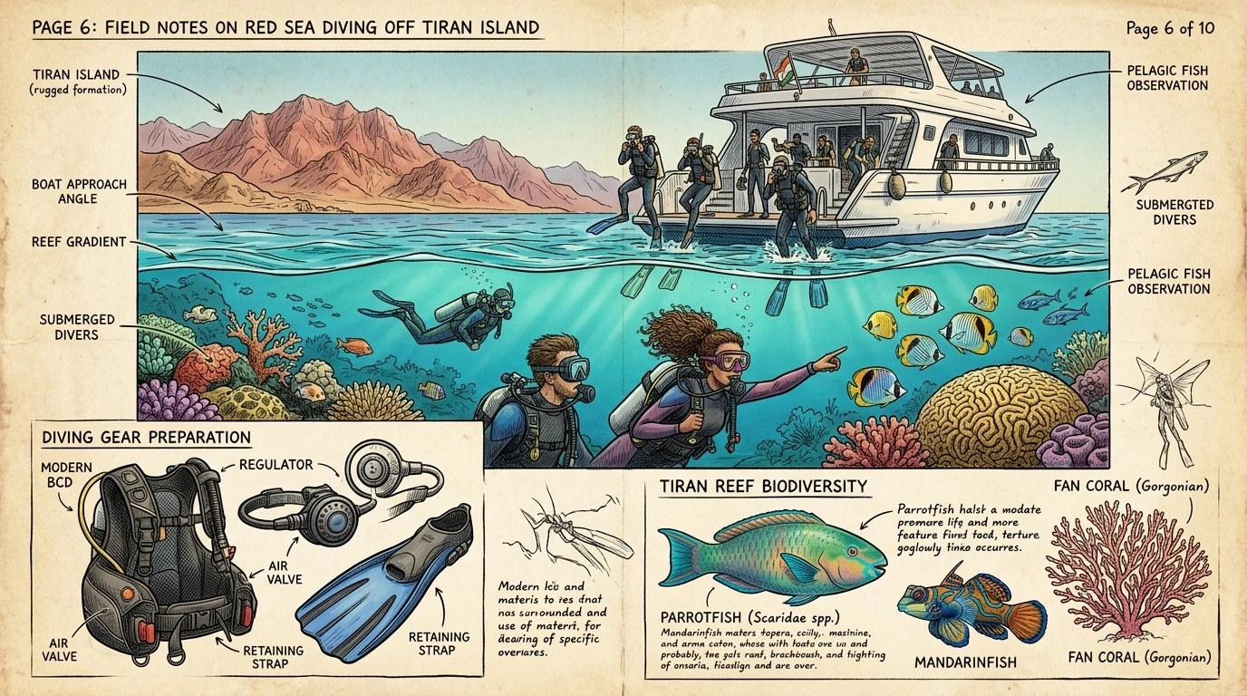 Tiran Island, located near Sharm El-Sheikh, is a renowned dive site attracting enthusiasts worldwide. Its coral reefs support a diverse array of marine species. Tiran Island, located near Sharm El-Sheikh, is a renowned dive site attracting enthusiasts worldwide. Its coral reefs support a diverse array of marine species.