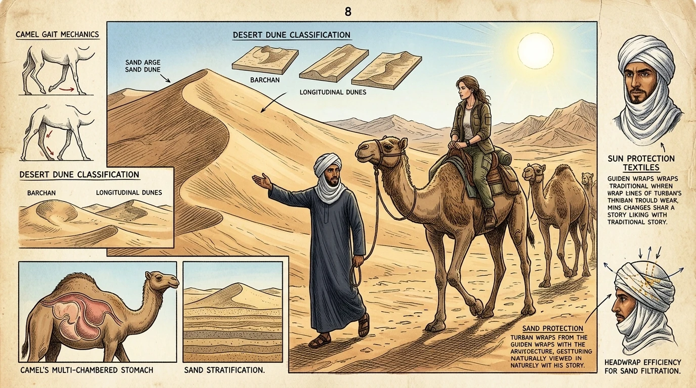 Camel trekking provides an authentic way to explore the desert and connect with Bedouin traditions. The rhythmic sway of the camel offers a unique perspective… Camel trekking provides an authentic way to explore the desert and connect with Bedouin traditions. The rhythmic sway of the camel offers a unique perspective…