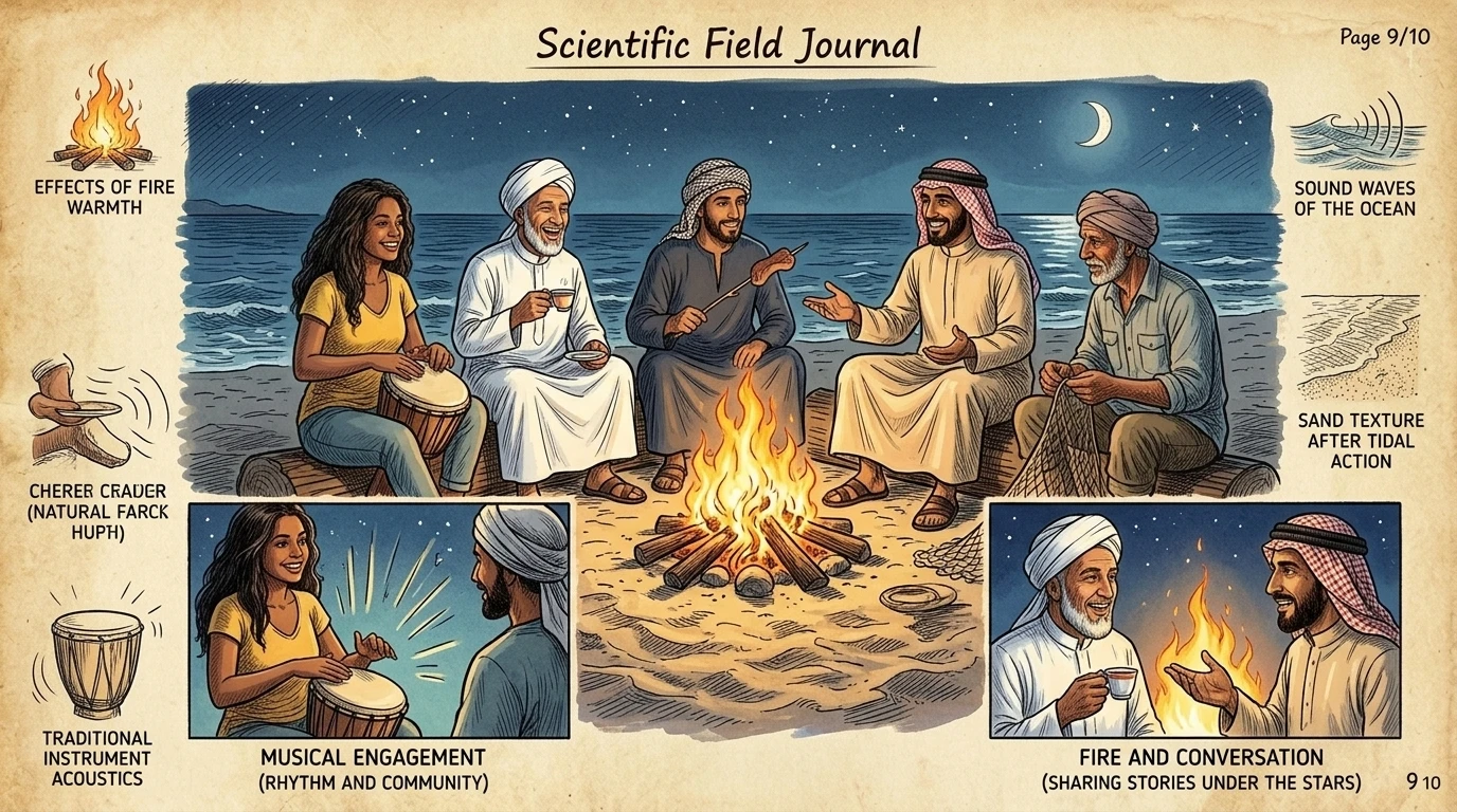 Evening beach bonfires offer a relaxed atmosphere for socializing under the stars. Music fills the air as people gather around the fire. Evening beach bonfires offer a relaxed atmosphere for socializing under the stars. Music fills the air as people gather around the fire.